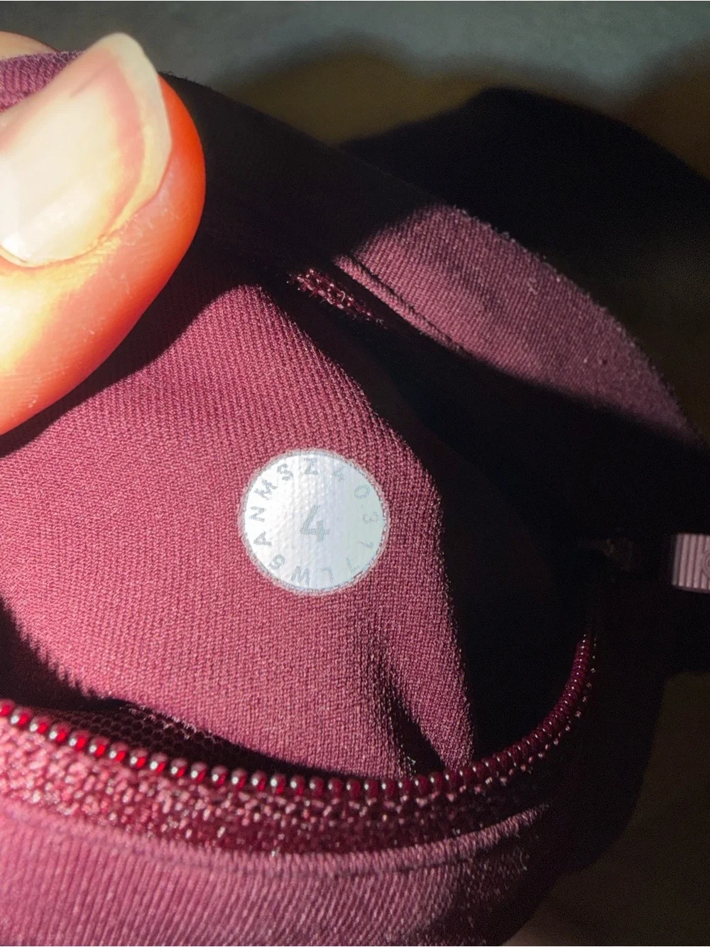 lululemon athletica Burgundy High-Rise Performance Leggings